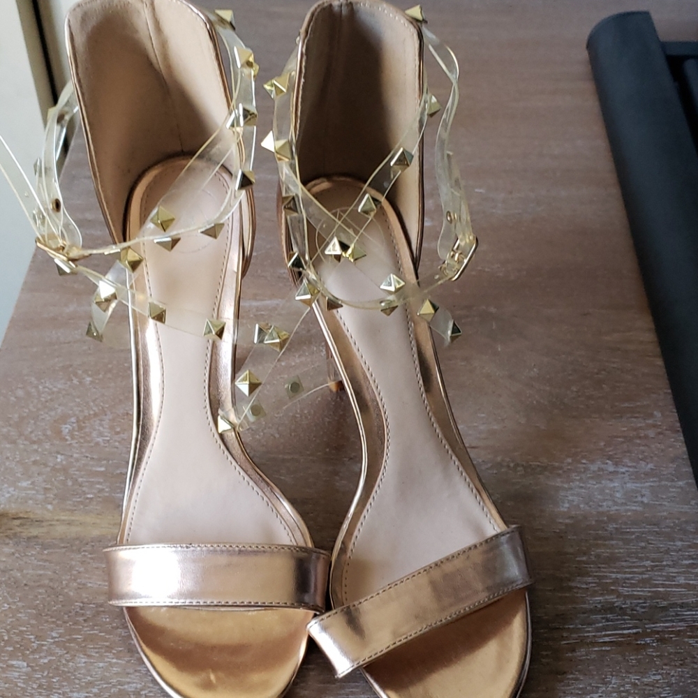 New rose gold heels